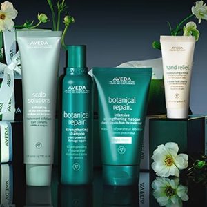 Aveda 艾梵达冬促开启！植物修复强化套装£34、免洗发膜£14