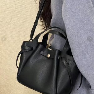 颜值与容量并存！忒乖！爱马仕不香了❗Tory Burch Romy菜篮子上新❗黑金小号£427