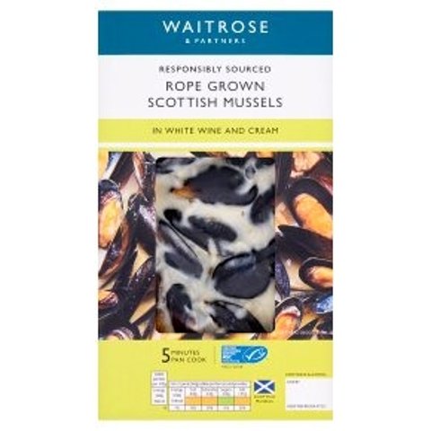 Waitrose 苏格兰白葡萄酒奶油青口 2x250g