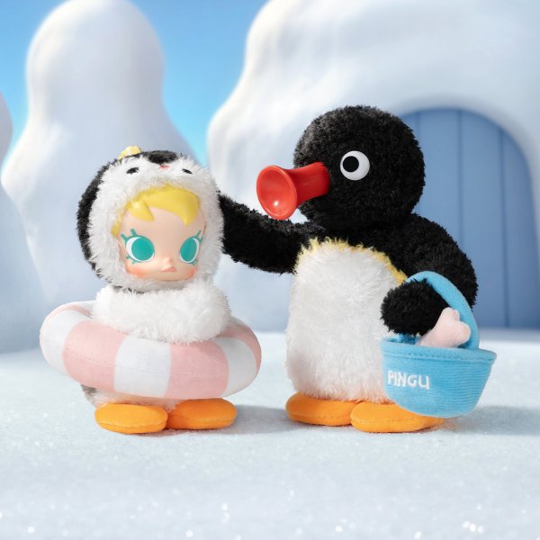 Baby Molly × Pingu  钓鱼系列盲盒