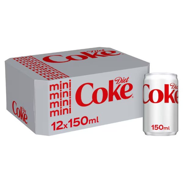 Diet Coke 12 X 150Ml