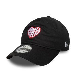 New Era 黑色爱心棒球帽