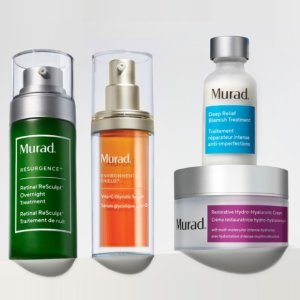 Murad 早C晚A  视黄醇青春焕采精华液£92、VC晨间面霜£86