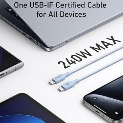 USB C - USB C 数据线 3米