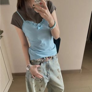 Acne Studios 拼接层叠长袖T恤