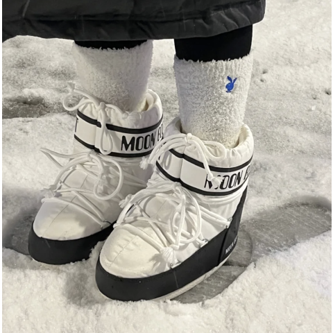 Moon Boot@ MeduuusaIcon Low 短靴 黑色