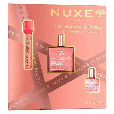 Nuxe玫瑰金焕彩礼盒