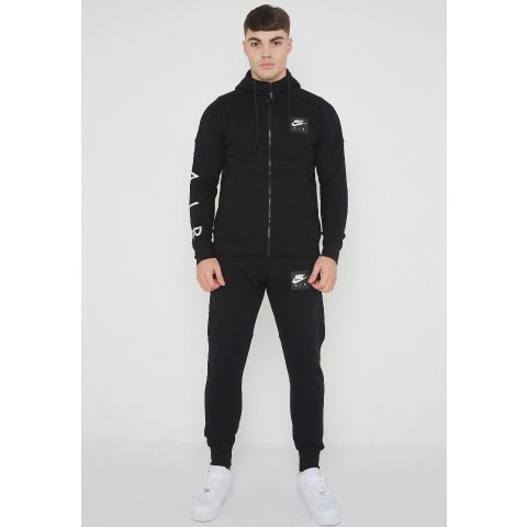 Nike Air 男士拉链运动套装 黑色