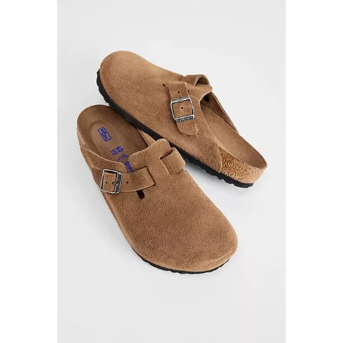 BirkenstockBoston 深茶色拖鞋