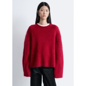 马海毛混纺拉毛毛衣