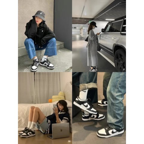 Nike Dunk Low 休闲鞋 黑白