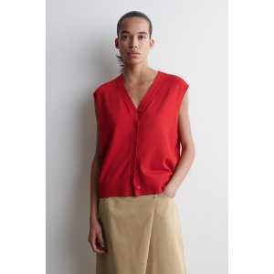 COS 美利奴羊毛V领背心