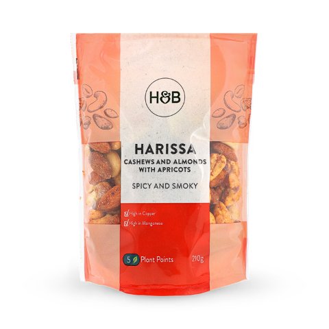 哈里萨腰果杏仁干果 210克