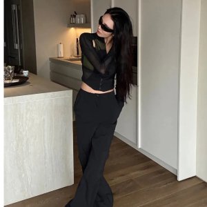 Daydrift 高腰阔腿长裤 常规款