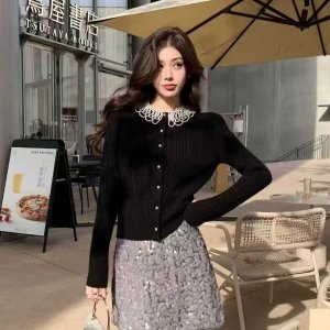 Maje 长期主义衣柜💘香风夹克£251  水钻针织开衫£251