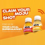 MOJU 能量饮料免费领！芒果/姜味任选 缓解疲劳！