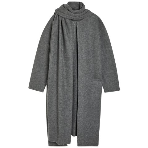 MARIA MCMANUS 美利奴羊毛围巾大衣