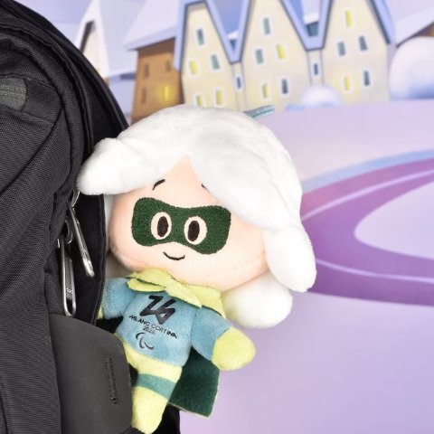 米兰冬奥会 毛绒钥匙扣