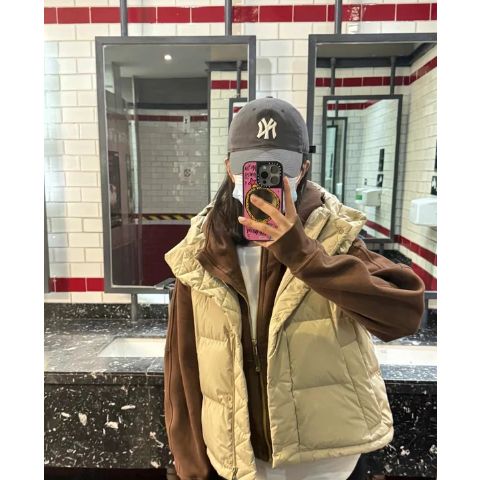 lululemon奶茶色罕见补货！！码全Wunder Puff 短款羽绒背心 600蓬松度