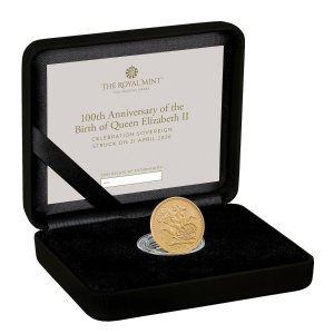 The Royal Mint限量1000份女王百年诞辰 纪念主权币