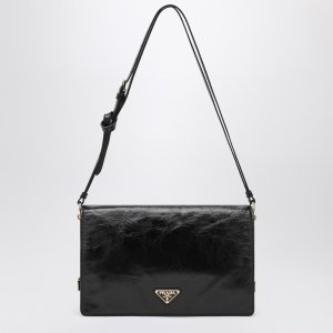 Prada 中号黑色皮革单肩包