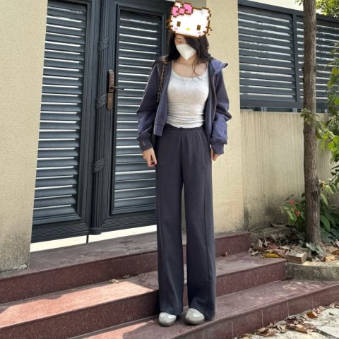 Softstreme 高腰阔腿裤 常规款