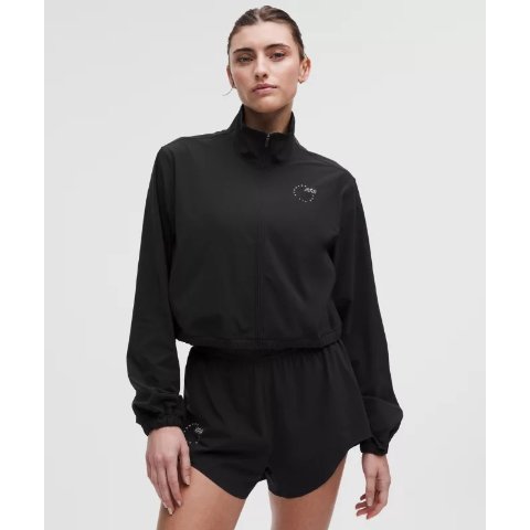 lululemonLululemon Mile Maker 图案抽绳下摆夹克