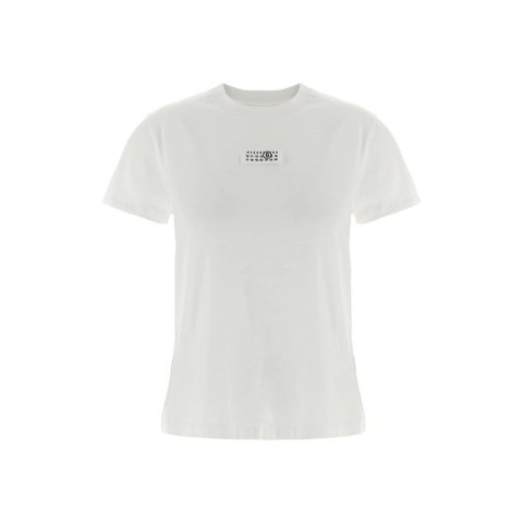 MM6 Maison MargielaMM6 Numeric Signature T恤 白色