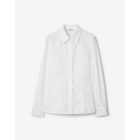 Burberry修身纯棉衬衫