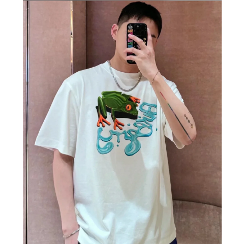 Burberry好可爱的短袖印花圆领棉质T恤