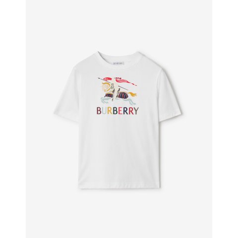 Burberry14Y有！成人可穿Knight 棉质T恤
