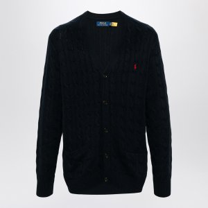 Polo Ralph Lauren 海军蓝棉针织开衫