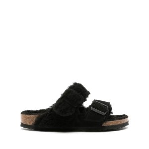 Birkenstock Arizona Split Teddy 绒面皮拖鞋