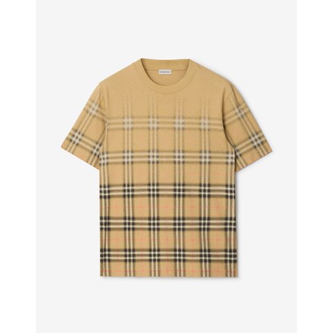 BurberryGradient Check 棉T恤