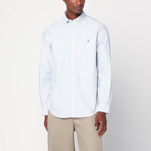 Polo Ralph Lauren Oxford 条纹衬衫定制款 浅蓝白