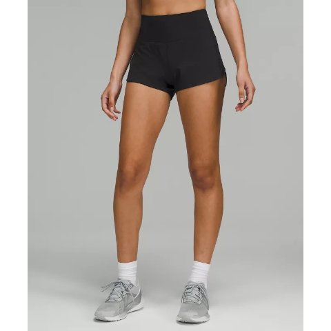 Lululemon Speed Up 高腰衬里短裤 2.5英寸