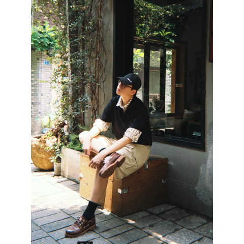 Timberland同款polo 不同花色Millers River 男士条纹短袖POLO 深绿米色