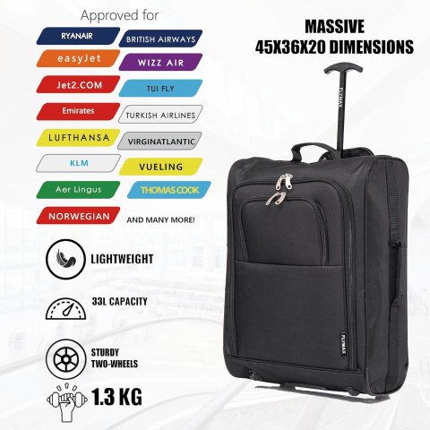 Easyjet 黑色登机箱 33L