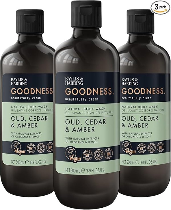 Baylis & Harding 沐浴露 3瓶装 500ml