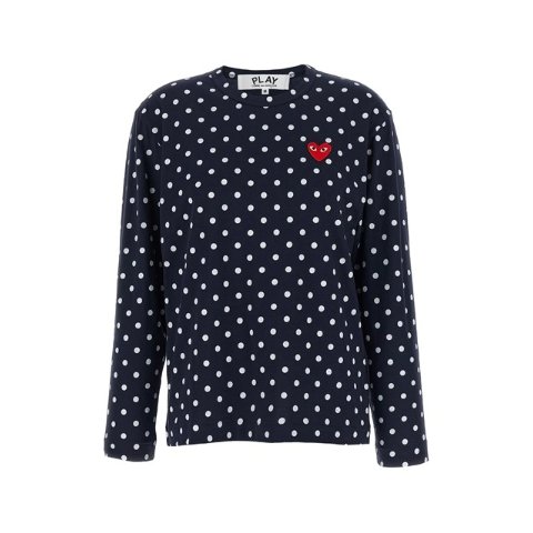 Comme des Garcons PlayRed Emblem T恤