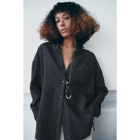 ZaraZW COLLECTION 条纹衬衫