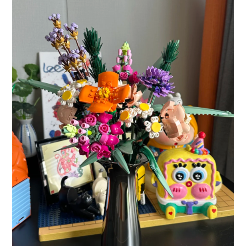 Lego经典花束摆件