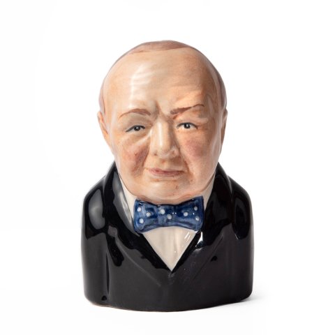House of Parliament Shop Churchill 陶瓷Toby Jug 10.5cm