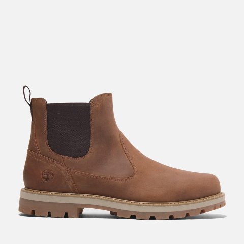 TimberlandBritton Road 男士切尔西靴 棕色