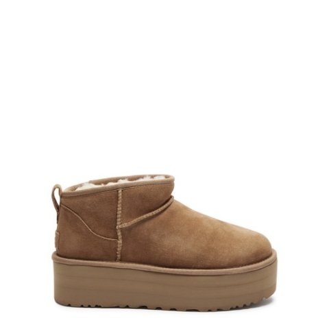 UGG Classic Ultra Mini 麂皮厚底靴
