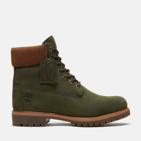 TimberlandTimberland Premium 6英寸防水男靴 绿色