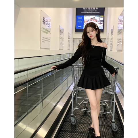 Satin Bardot 女士短裙