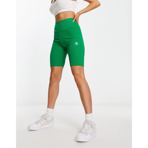 adidas Originals 罗纹短裤 绿色