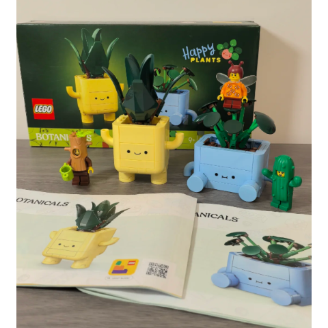 Lego可爱脸植物系列