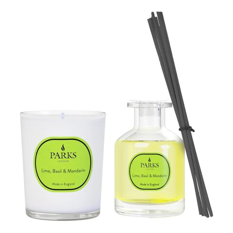 Parks London 1芯香薰蜡烛套装 青柠罗勒柑橘